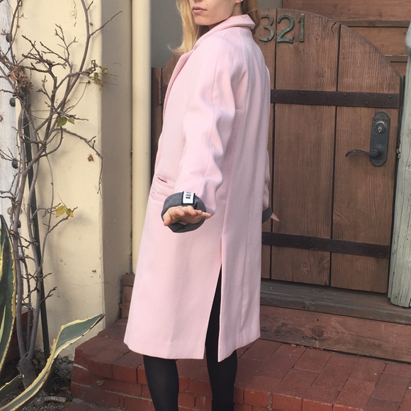 🧥HP🧥NWT 🌸 pink Forever 21 longline coat - Picture 7 of 7